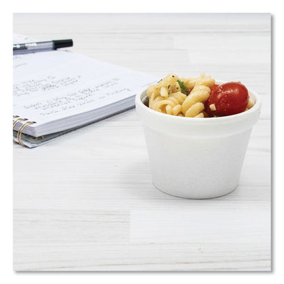 4oz Dart Bowl, White, Foam, 1,000/ct