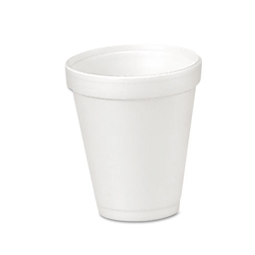4oz 4J4 Foam Drink Cups Dart White 1000/cs