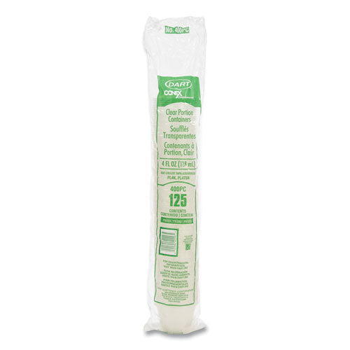 4oz Dart Conex Complements Portion/medicine Cups, Clear, 2500/cs