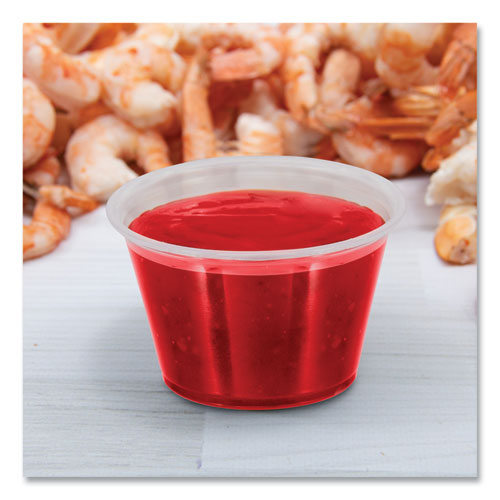 4oz Dart Conex Complements Portion/medicine Cups, Clear, 2500/cs