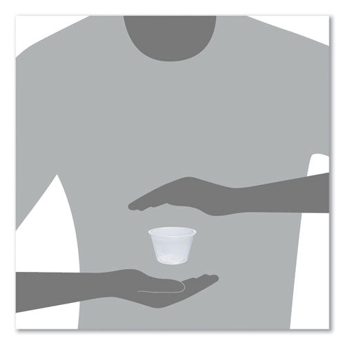 4oz Dart Conex Complements Portion/medicine Cups, Clear, 2500/cs