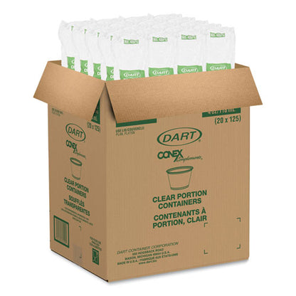 4oz Dart Conex Complements Portion/medicine Cups, Clear, 2500/cs