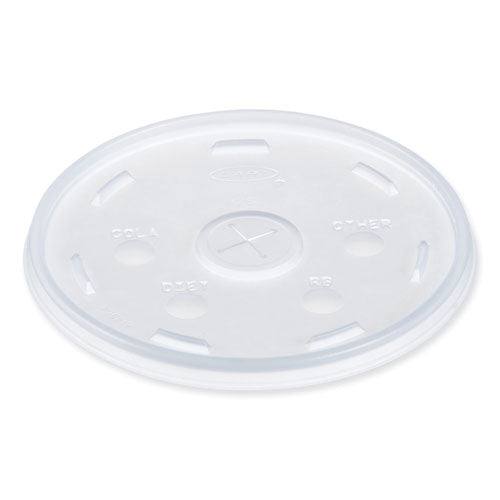 32-44-60oz Dart Lids For Foam Cups And Containers, Translucent, 1,000/cs