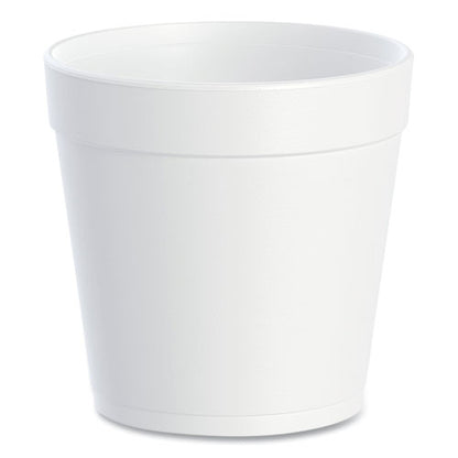 32oz Dart Foam Containers, White, 500/cs