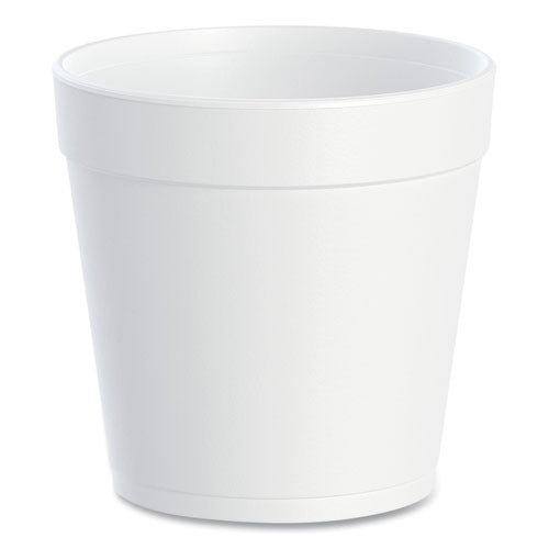 32oz Dart Foam Containers, White, 500/cs