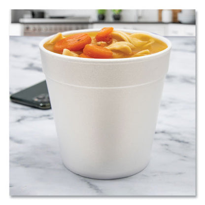 32oz Dart Foam Containers, White, 500/cs