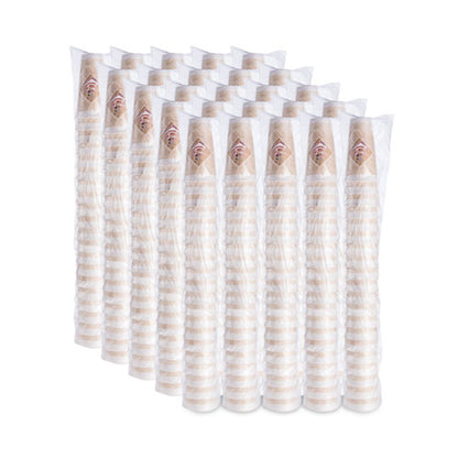 20oz Dart Cafe G Foam Hot/cold Cups, Brown/red/white, 500/ct