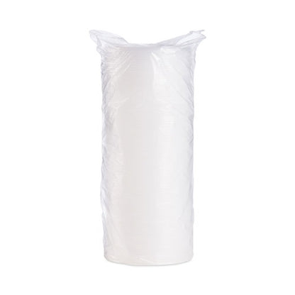 6-32oz Dart Plastic Lids for Foam Cups, Flat, Vented, Translucent, 1000/cs