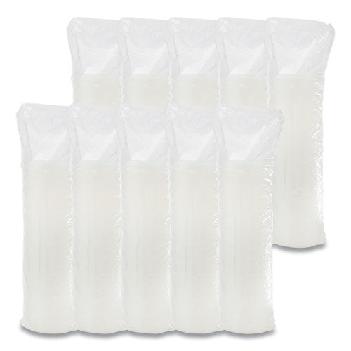 12-24oz Dart Plastic Lids, Hot/cold Foam Cups, Straw-Slot Lid, White, 1000/cs