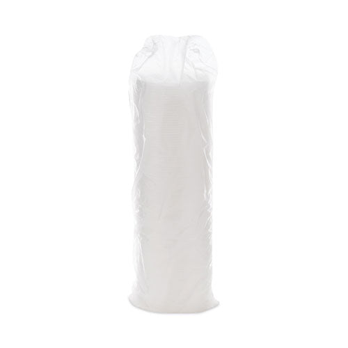 12-24oz Dart Plastic Lids, Fits Foam Cups, Vented, Translucent, 100/pk, 10 Packs/ct