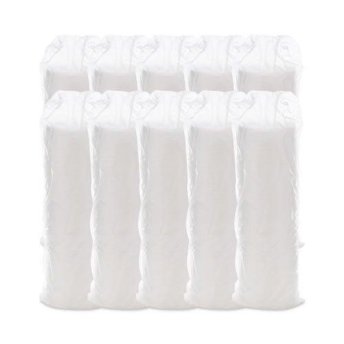 12-24oz Dart Plastic Lids, Fits Foam Cups, Vented, Translucent, 100/pk, 10 Packs/ct
