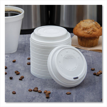 12-24oz SOLO Cappuccino Dome Sipper Lids, Cups, White, 1,000/ct