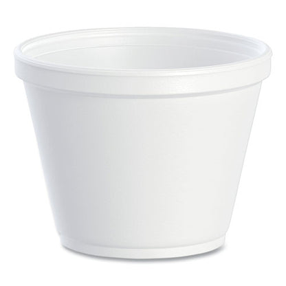 12oz Squat Foam Food Container Cups White Dart 12SJ20 500/cs
