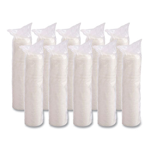 12oz SOLO Cappuccino Dome Sipper Lids, White, 1,000/ct