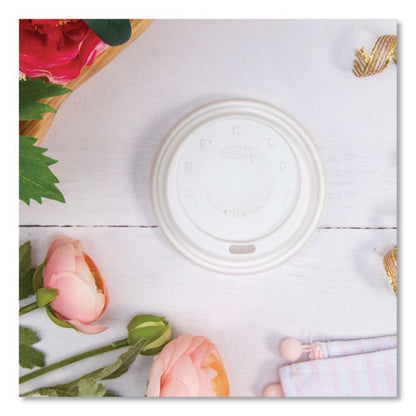 12oz SOLO Cappuccino Dome Sipper Lids, White, 1,000/ct