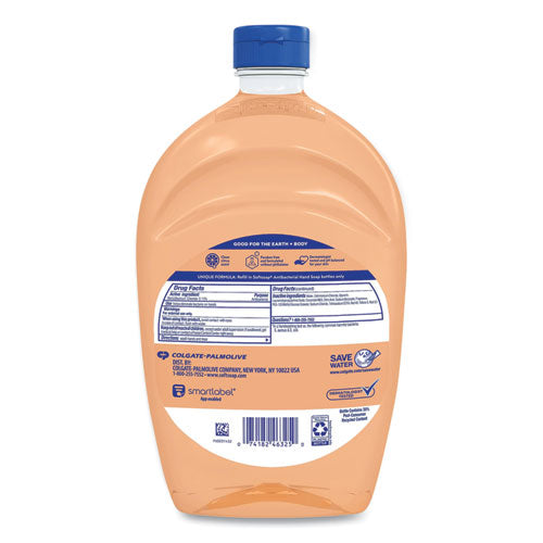 50oz Softsoap Antibacterial Liquid Hand Soap Refill, Fresh Scent, Orange, 6/cs