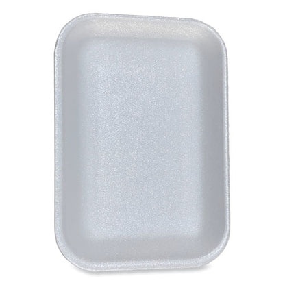 #2 Meat Trays White 8.5x6.03x1.11 500/cs
