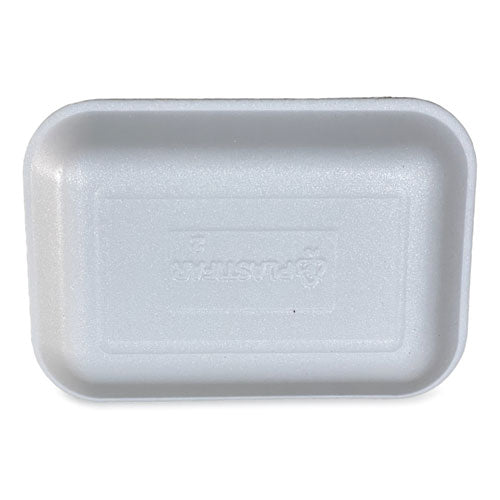 #2 Meat Trays White 8.5x6.03x1.11 500/cs