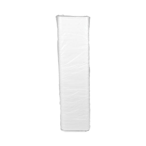 8.2x5.7x0.91 Pactiv Supermarket Tray, #2, White, Foam, 500/ct