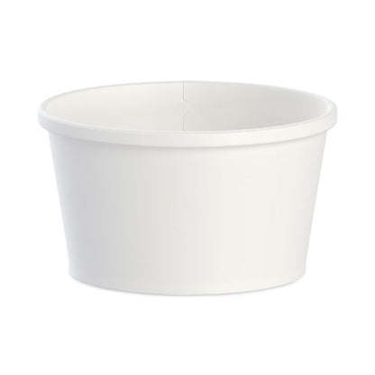 8oz SOLO Flexstyle Double Poly Paper Containers, White, Paper, 500/cs