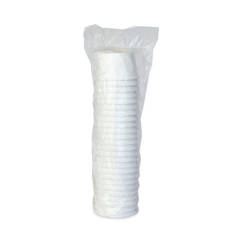8oz SOLO Flexstyle Double Poly Paper Containers, White, Paper, 500/cs