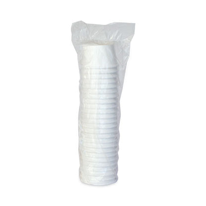 8oz SOLO Flexstyle Double Poly Paper Containers, White, Paper, 500/cs