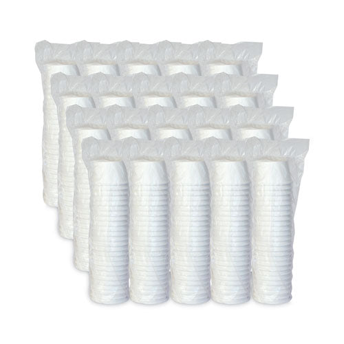 8oz SOLO Flexstyle Double Poly Paper Containers, White, Paper, 500/cs