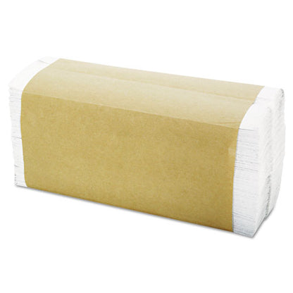 GenSupply C-Fold Towels, 1-Ply, 11 x 10.13, White, 198/Pack, 12 Packs/Carton