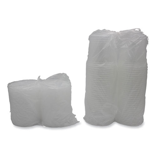 24oz GEN Plastic Deli Container with Lid, Clear, Plastic, 240/Carton