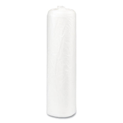 43x48 Inteplast High-Density Commercial Can Liners, 56 gal, 22 mic, Natural, Interleaved Roll, 25 Bags/Roll, 8 Rolls/ct