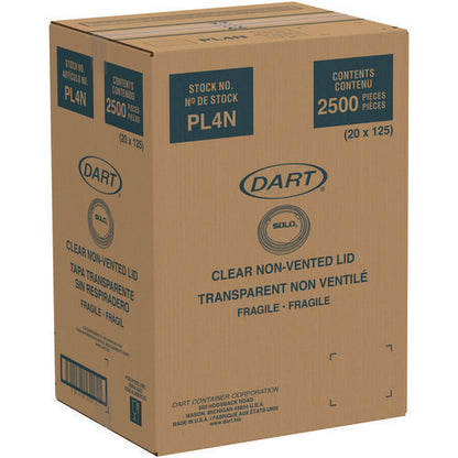 3.25-9oz Portion Cup Lids Solo Clear 2500/cs