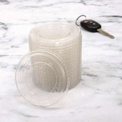 3.25-9oz Portion Cup Lids Solo Clear 2500/cs