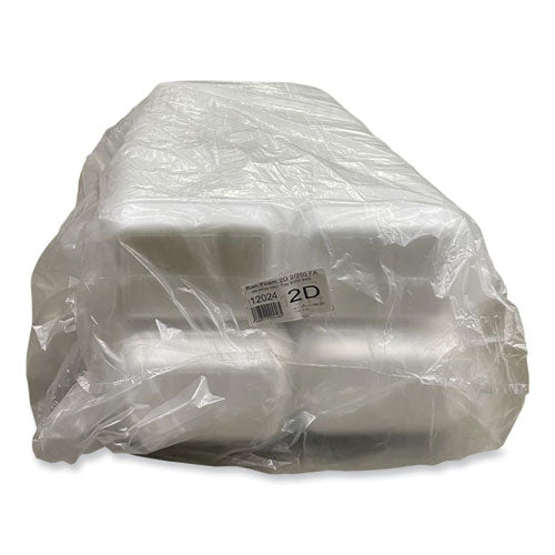 #2D 8.56x6.1x1.2 Meat Trays, GEN, White, 500/cs