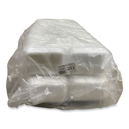 #2D 8.56x6.1x1.2 Meat Trays, GEN, White, 500/cs