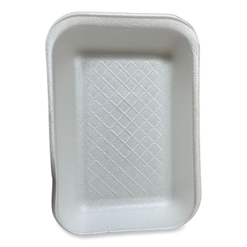 #2D 8.56x6.1x1.2 Meat Trays, GEN, White, 500/cs