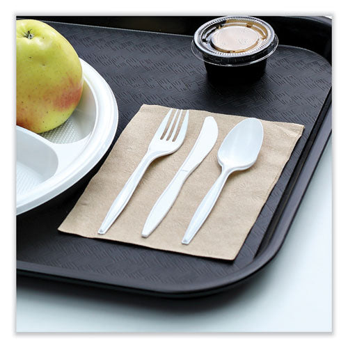 Mediumweight Boardwalk Wrapped Polypropylene Cutlery, Fork, White, 1000/cs