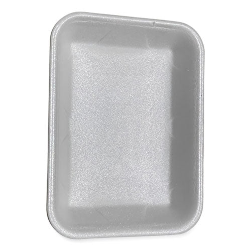9.5x7.19x1.2 GEN Meat Trays, #4P, White, 500/ct