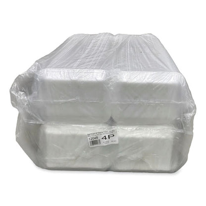 9.5x7.19x1.2 GEN Meat Trays, #4P, White, 500/ct