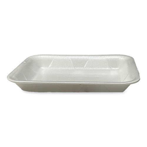 9.5x7.19x1.2 GEN Meat Trays, #4P, White, 500/ct