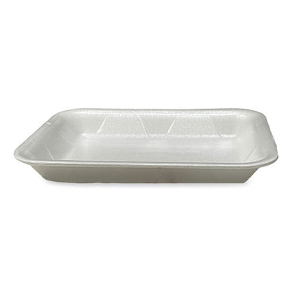 9.5x7.19x1.2 GEN Meat Trays, #4P, White, 500/ct