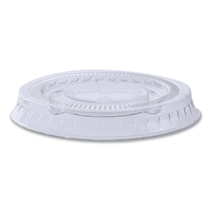 1oz Boardwalk Souffle/portion Cup Lids, Fits Portion Cups, Clear, 2,500/cs