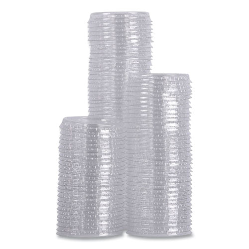1oz Boardwalk Souffle/portion Cup Lids, Fits Portion Cups, Clear, 2,500/cs