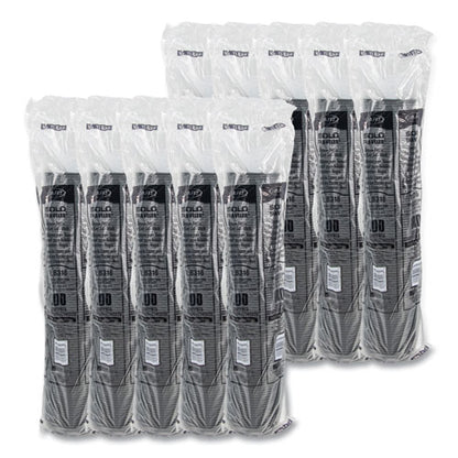 10-24oz SOLO Traveler Cappuccino Style Dome Lid, Cups, Black, 100/sleeve, 10 Sleeves/ct