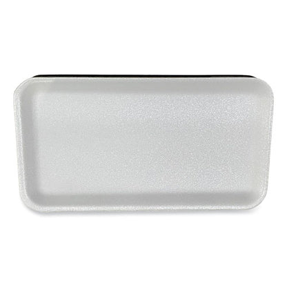 10.93x5.75x0.63 GEN Meat Trays, #10S, White, 500/ct