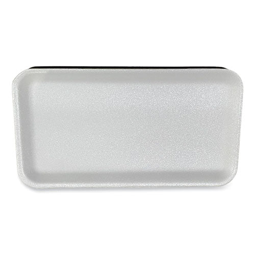 10.93x5.75x0.63 GEN Meat Trays, #10S, White, 500/ct