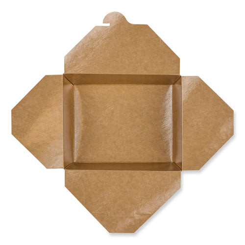 54Oz #2 Reclosable Kraft Take-Out Box, Paper, 200/ct