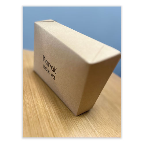 54Oz #2 Reclosable Kraft Take-Out Box, Paper, 200/ct