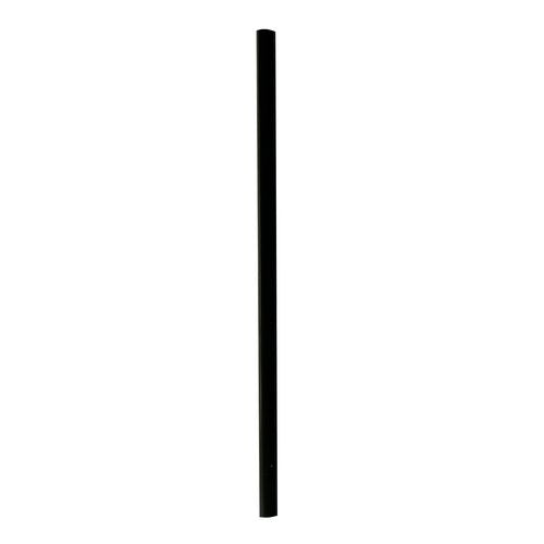 7.75 inch Giant Straws, Polypropylene, Black, 1,500/cs