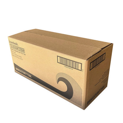 7.75 inch Giant Straws, Polypropylene, Black, 1,500/cs