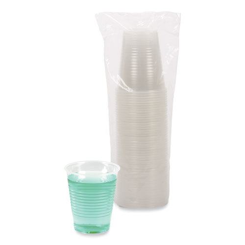 12oz Translucent Plastic Cold Cups, Polypropylene, Boardwalk, 1000/cs